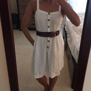 Loft White Dress